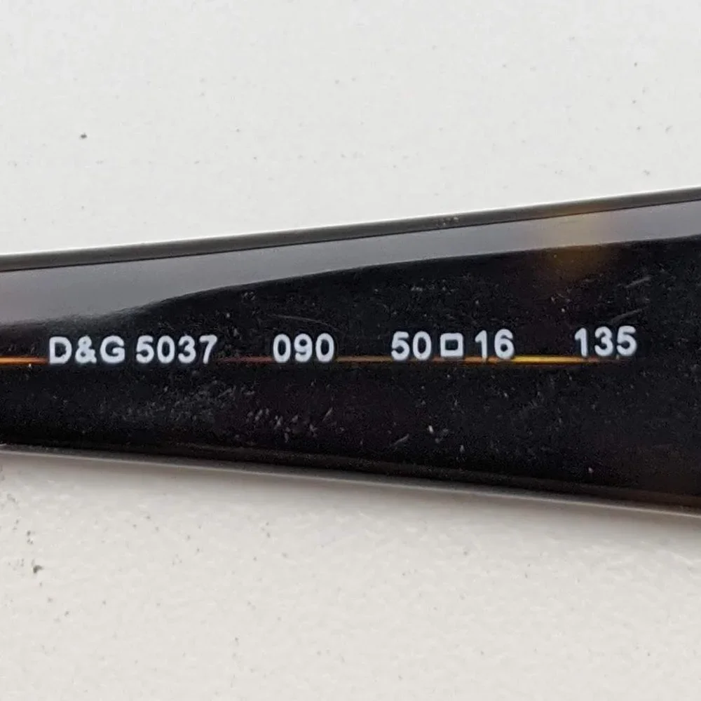 🕶️Dolce&Gabbana D&G5037 090 Eyeglasses 50/16 135 /KAB127🕶️​